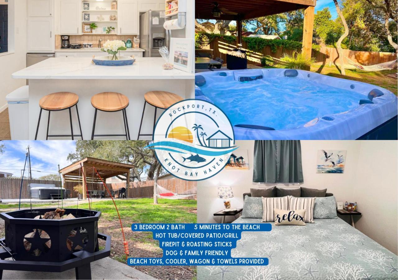 Knot Bay Haven, Dog Friendly, Hot Tub, Fenced Yard, Patio And Grill, 3 Br Villa Rockport Eksteriør billede